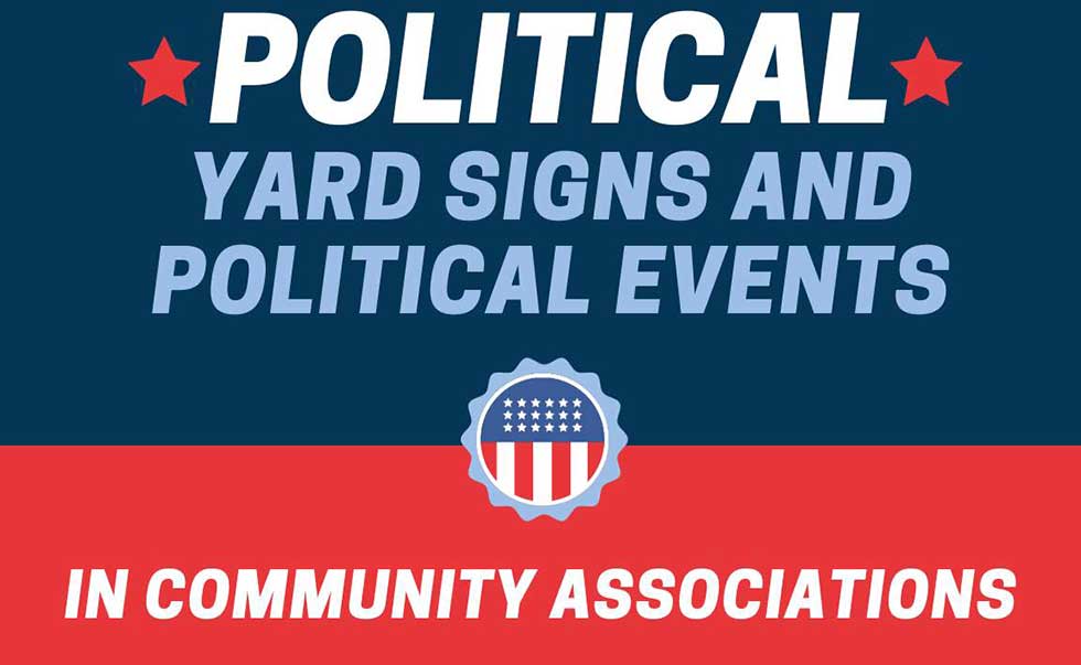 Political Yard Signs and Political Events